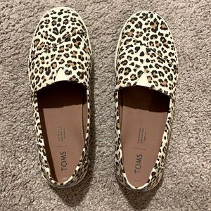 COPY - Toms flats. Size 8, cheetah print.